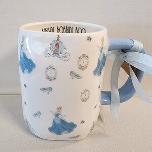 BNWT Rae Dunn x disney Cinderella Bibbidi, bobbidi, boo ceramic coffee mug